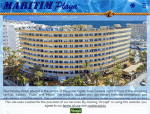 Tablet Screenshot of maritimplaya.com